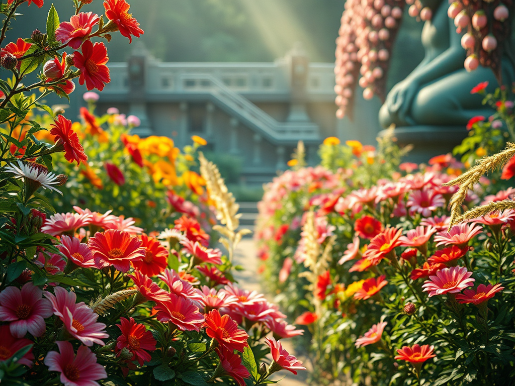 🌺 Свещените градини – цветята като мост към&nbsp;боговете